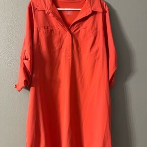Reel Legends Women's Orange Dress